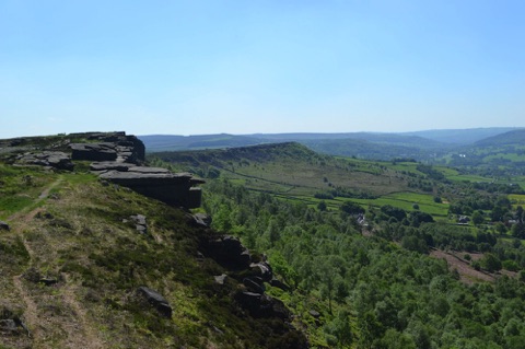 Curbar Edge view